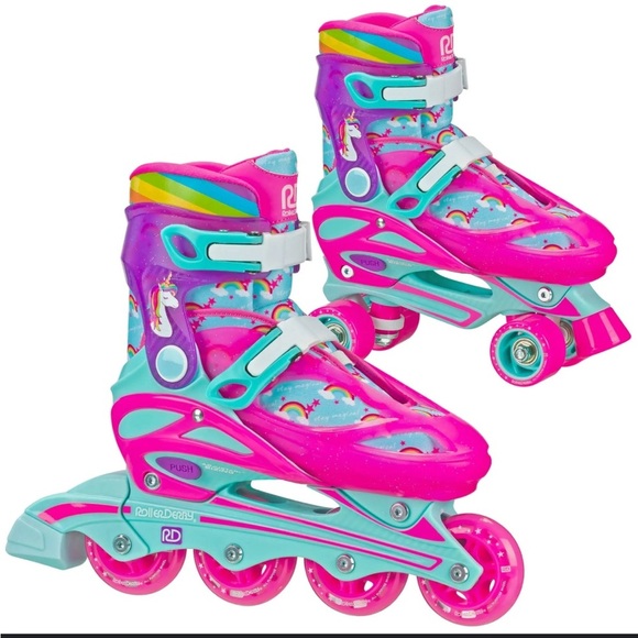 Roller Derby 2-in-1 Roller and Inline Skates NEW NO BOX - Picture 1 of 10